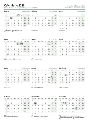 Primera página: Calendario anual A4 vertical (A4 vertical · 1 página · unos 67 KB)