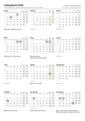 Primera página: Calendario anual A4 vertical (A4 vertical · 1 página · unos 67 KB)