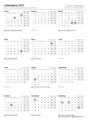 Primera página: Calendario anual A4 vertical (A4 vertical · 1 página · unos 68 KB)