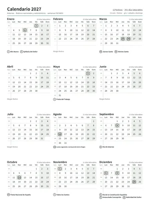Primera página: Calendario anual A4 vertical (A4 vertical · 1 página · unos 67 KB)