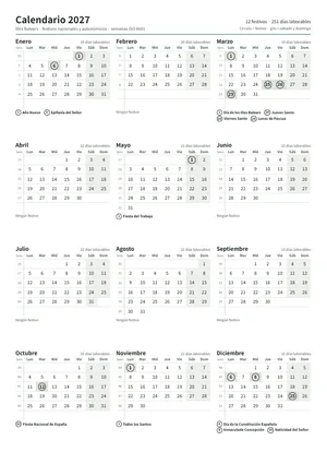 Primera página: Calendario anual A4 vertical (A4 vertical · 1 página · unos 67 KB)