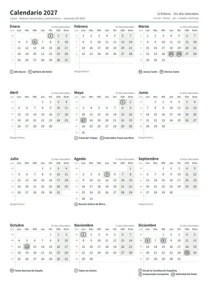 Primera página: Calendario anual A4 vertical (A4 vertical · 1 página · unos 67 KB)