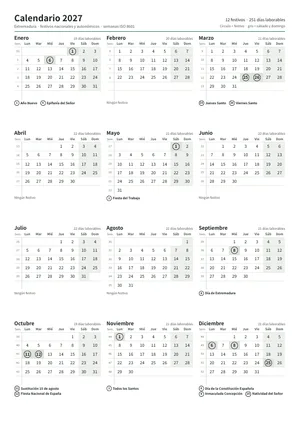 Primera página: Calendario anual A4 vertical (A4 vertical · 1 página · unos 67 KB)