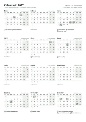 Primera página: Calendario anual A4 vertical (A4 vertical · 1 página · unos 67 KB)