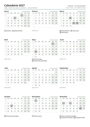 Primera página: Calendario anual A4 vertical (A4 vertical · 1 página · unos 67 KB)