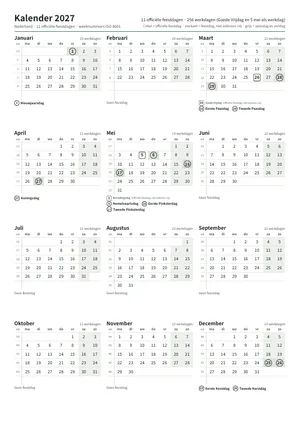 Eerste pagina: Jaarkalender A4 staand (A4 staand · 1 pagina · ca. 67 kB)