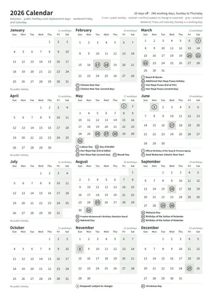 First page of the year calendar, A4 portrait (A4 portrait · 1 page · about 77 KB)