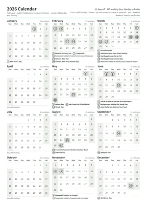 First page of the year calendar, A4 portrait (A4 portrait · 1 page · about 87 KB)