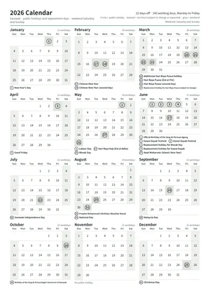 First page of the year calendar, A4 portrait (A4 portrait · 1 page · about 81 KB)